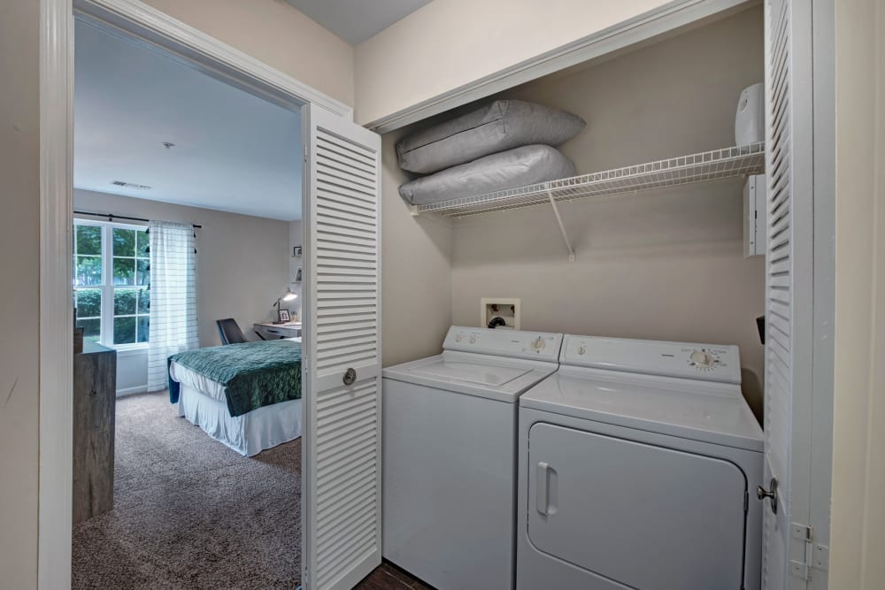 Laundry room at Apartments in Herndon, Virginia