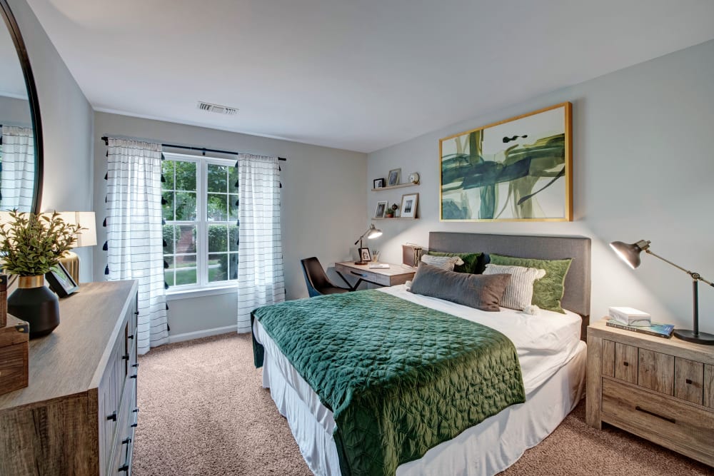 Aesthetic Bedroom at Apartments in Herndon, Virginia