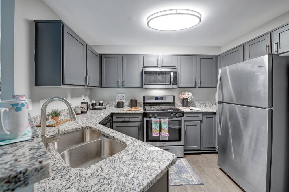 Model Kitchen at Apartments in Herndon, Virginia