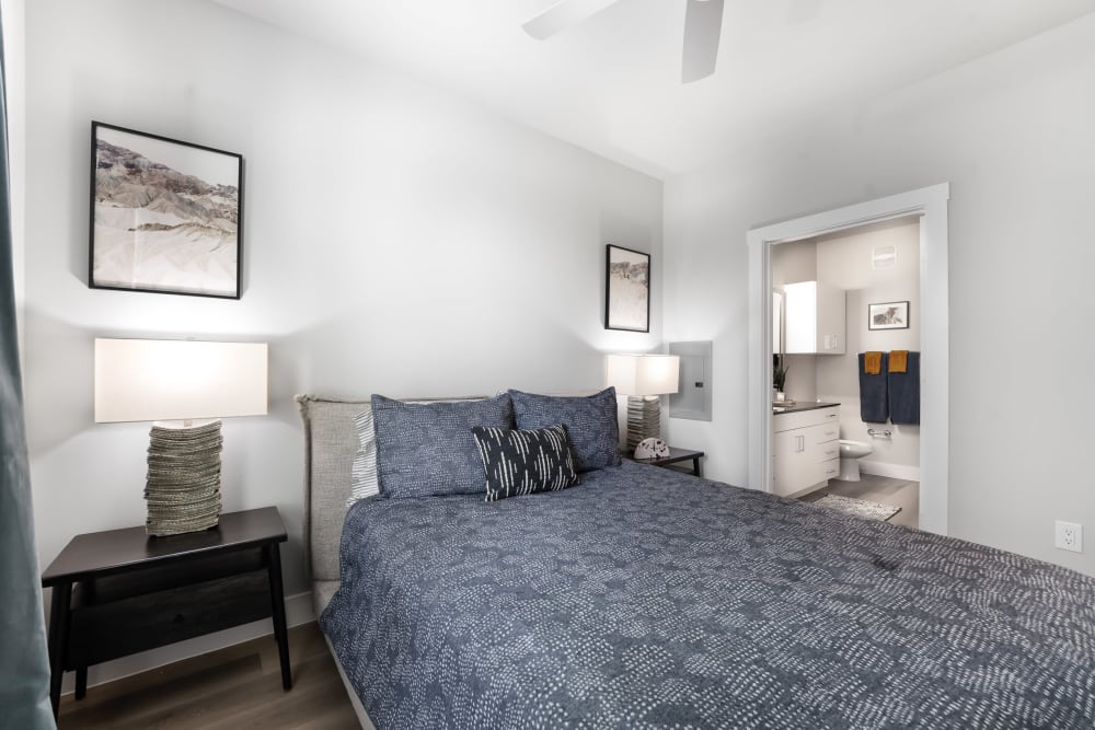 large one bedroom with master bathroom at The Gabriel in Leander, Texas