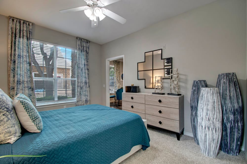 Cozy Bedroom at Apartments in Fort Worth, Texas