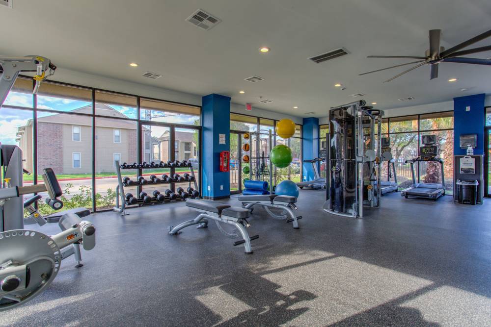 Community fitness studio at The Landing at College Station in College Station, Texas