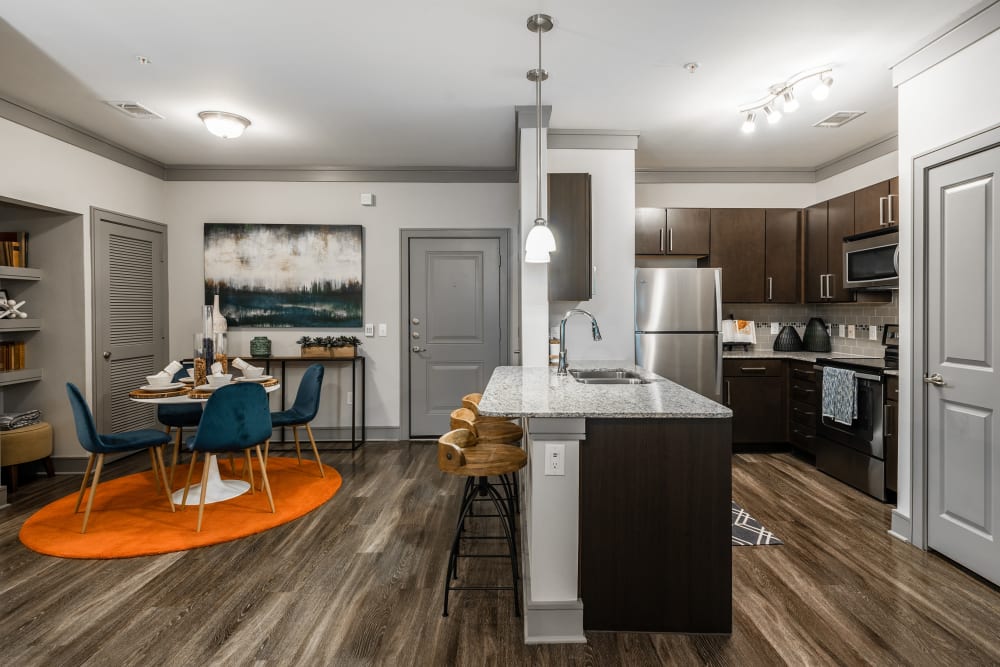 Model apartment at Marquis Seven Meadows in Katy, Texas