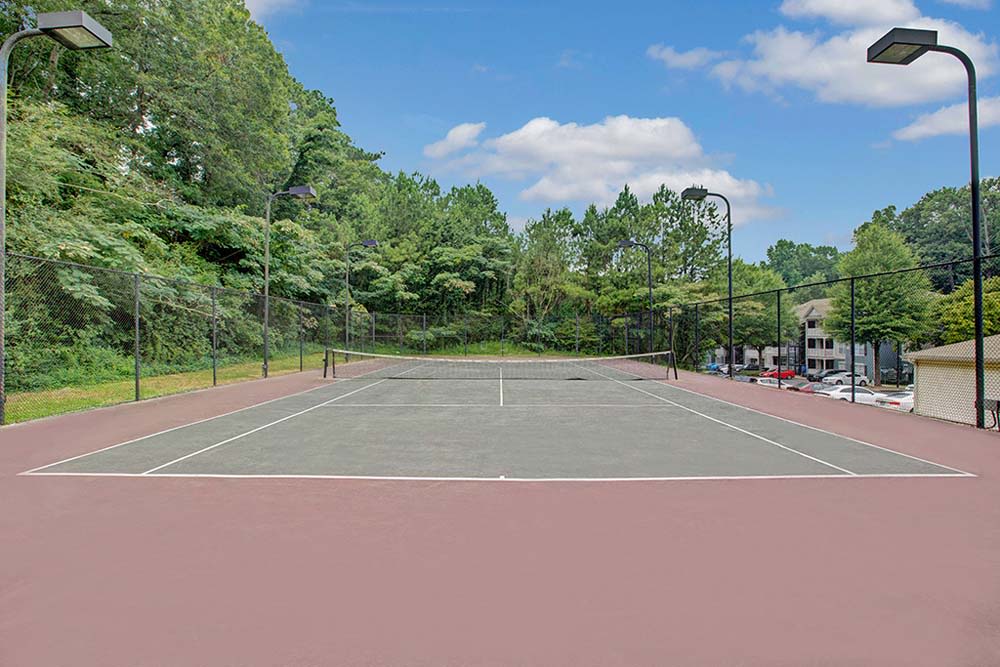 Tennis Court at Apartments in Jonesboro, Georgia