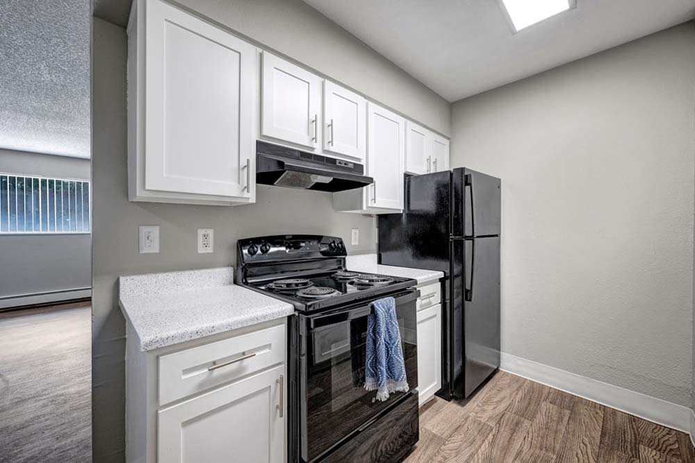 Kitchen at Arvada Green Apartment Homes in Arvada, Colorado