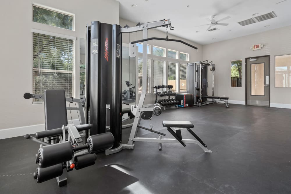 Onsite fitness center at Sierra Verde in Surprise, Arizona