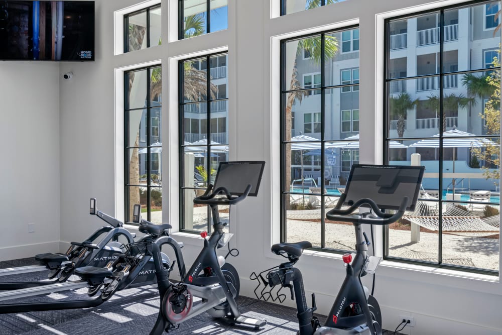 Fitness center at Primrose at Santa Rosa Beach in Santa Rosa Beach, Florida