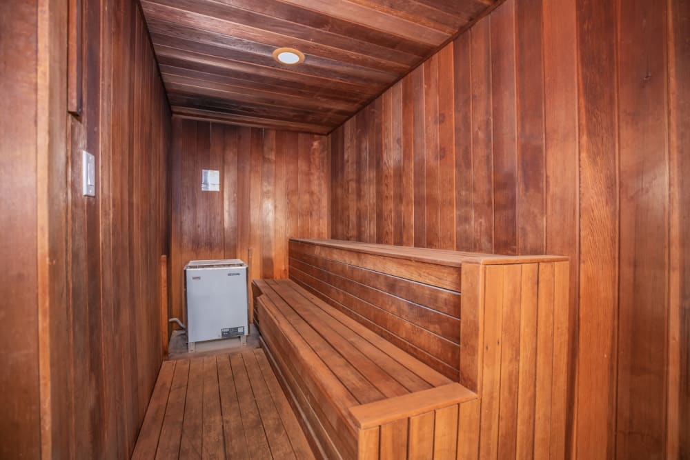 Sauna room at Soleil Apartments in Chandler, AZ