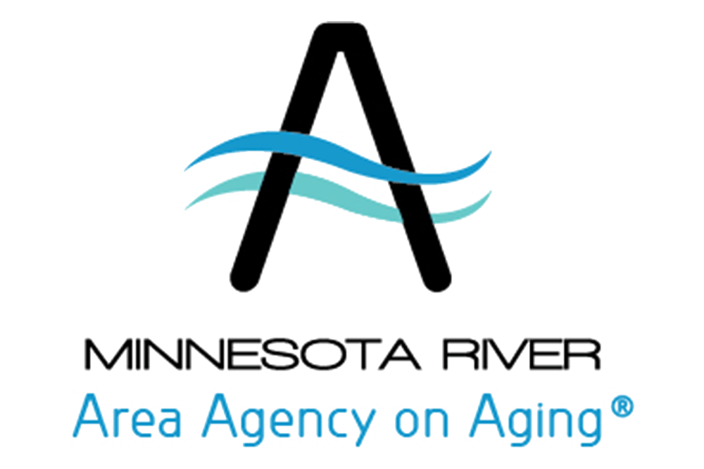 Minnesota River logo, Vista Prairie at Garnette Gardens in Redwood Falls, Minnesota
