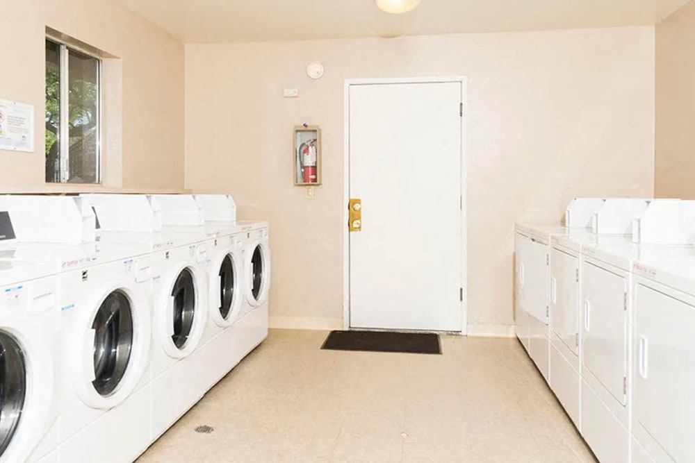 Laundry center at Americana Apartments in Rohnert Park, California