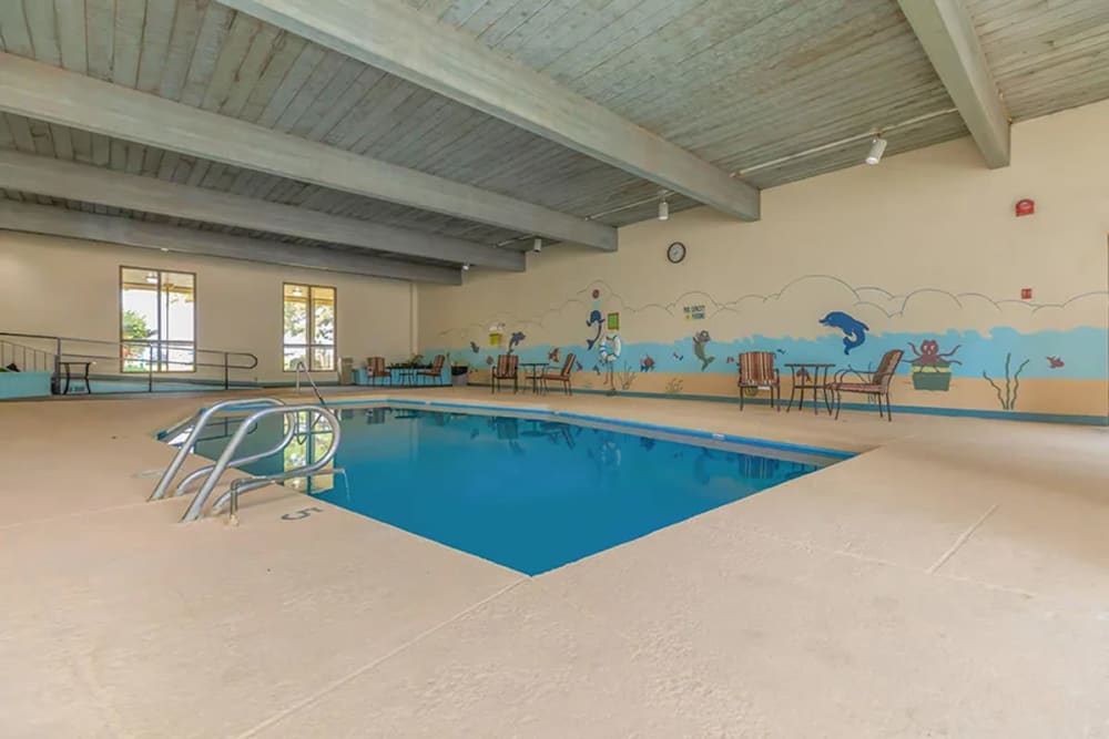 Indoor pool at Los Altos Towers in Albuquerque, New Mexico