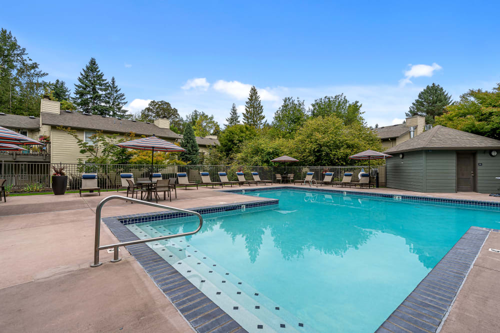 Poolside at Terra at Hazel Dell in Vancouver, Washington