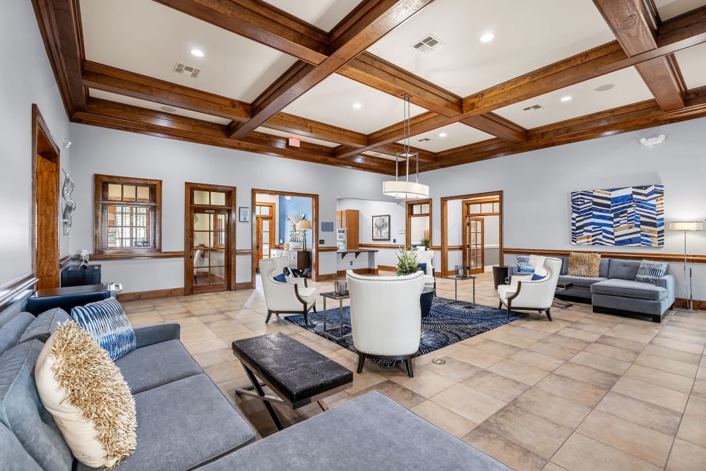 Community clubhouse at Marquis at The RIM in San Antonio, Texas