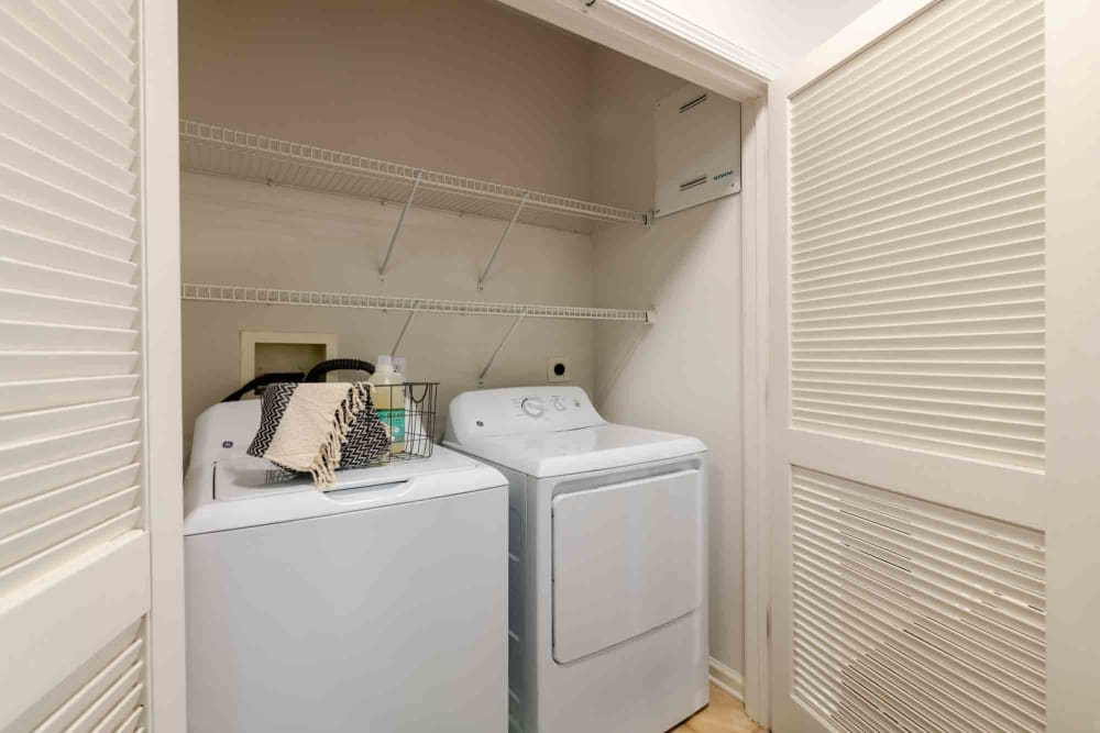 Laundry area at Sofi Lyndhurst in Lyndhurst, New Jersey