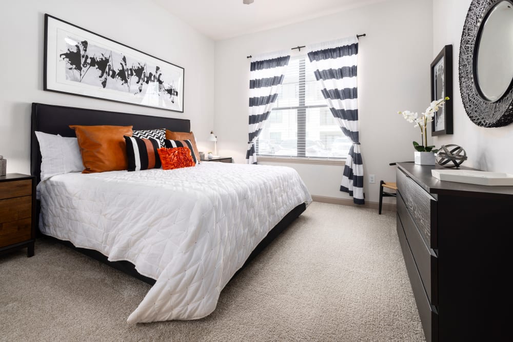 Spacious bedroom at Olympus Auburn Lakes in Spring, Texas