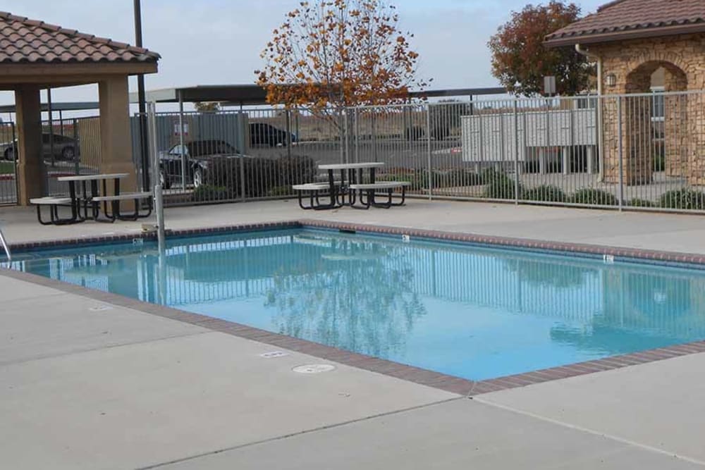 Swimming pool at Villa Escondido in Orange Cove, California