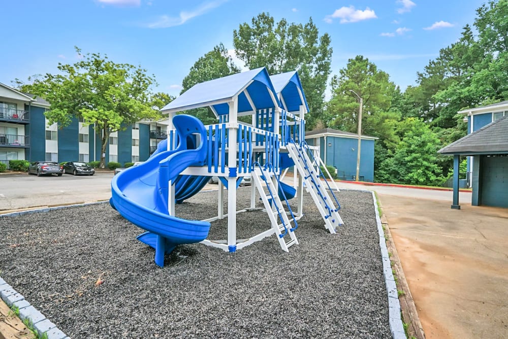 An on-site playground at Silver Creek Crossing in Austell, Georgia