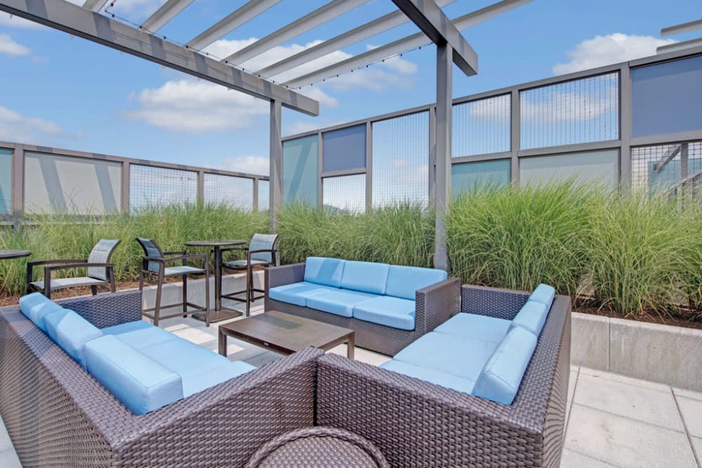 Outdoor Patio at Apartments in Hyattsville, Maryland