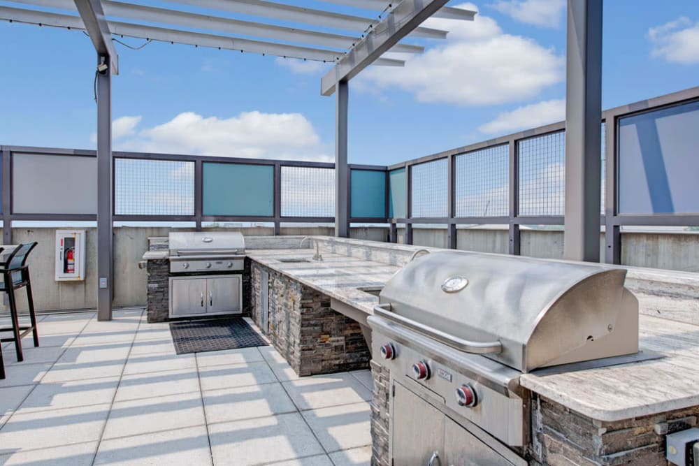 Grilling Station at Apartments in Hyattsville, Maryland