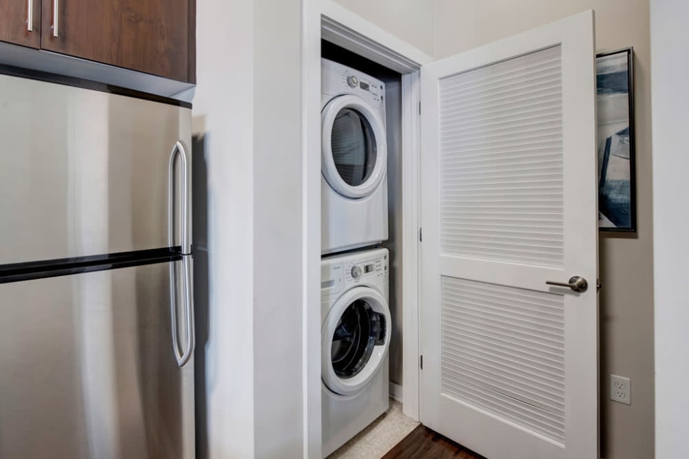 Laundry area at Apartments in Hyattsville, Maryland
