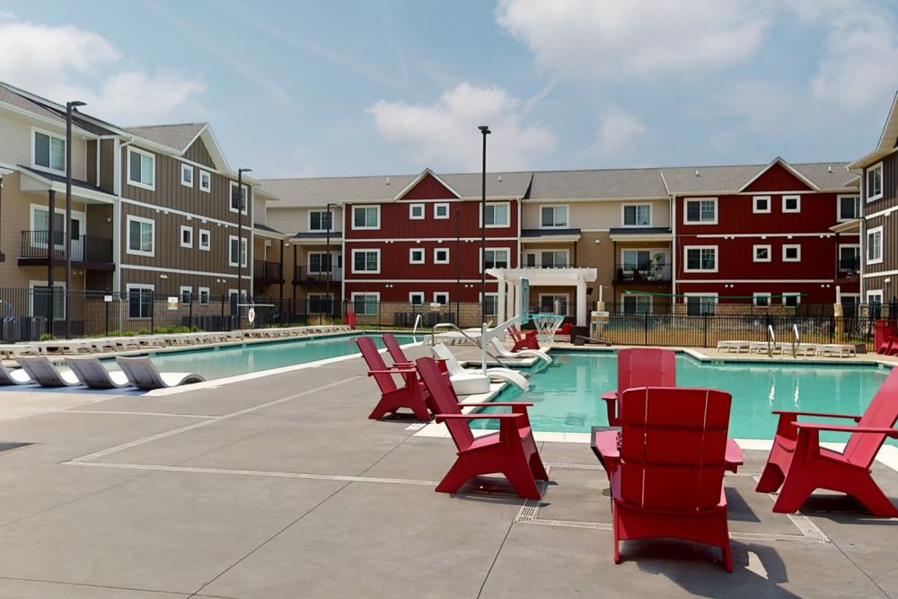 Community pool at The Quarters at Ames in Ames, Iowa