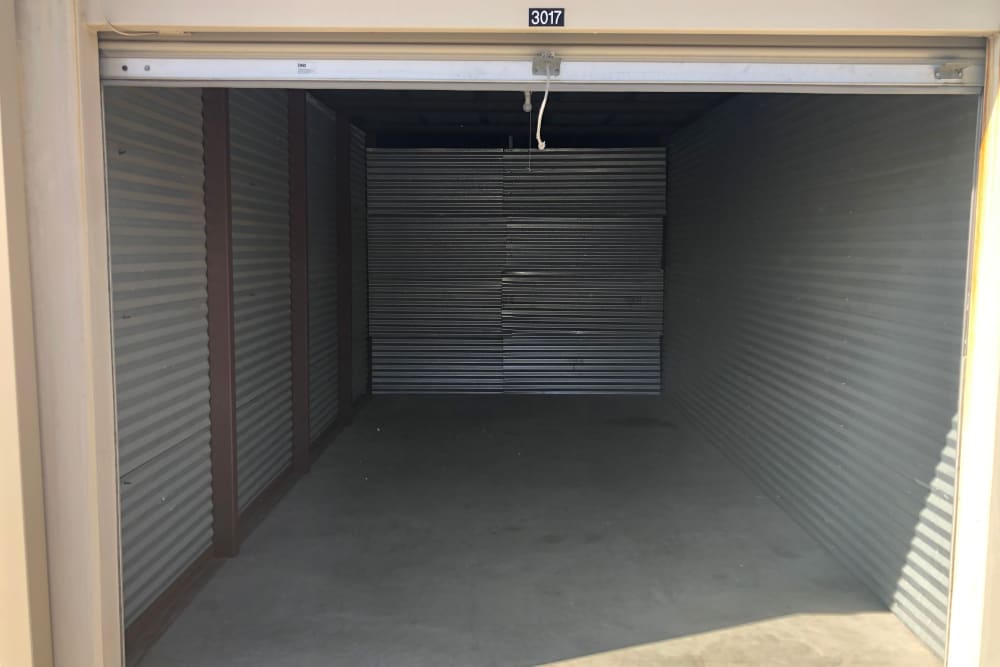 Large, drive-up storage units available at Gold River Self Storage in Gold River, California