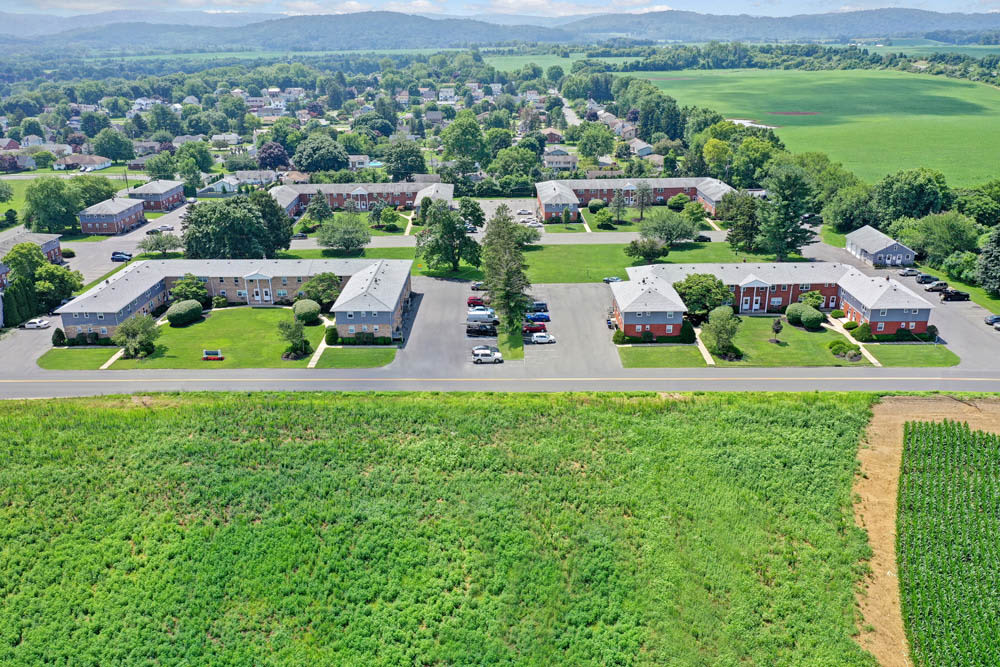 Aerial view at Apartments in Alpha, New Jersey