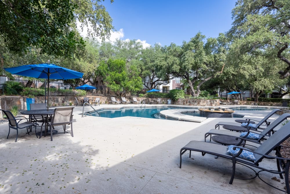 Poolside at Sonterra Heights in San Antonio, Texas