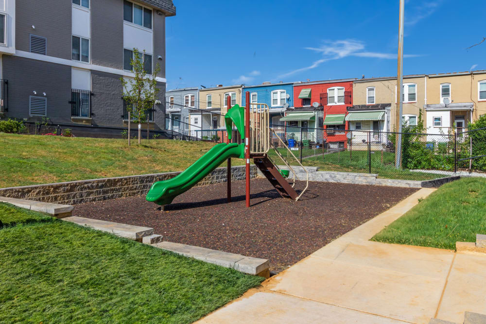 Playground at Midtown at Coppin Heights in Baltimore, Maryland