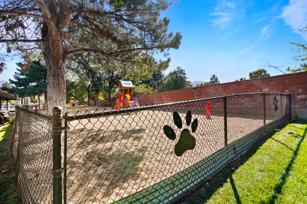 Have fun with your furry friend in the dog park at Royal Ridge Apartments in Midvale, Utah