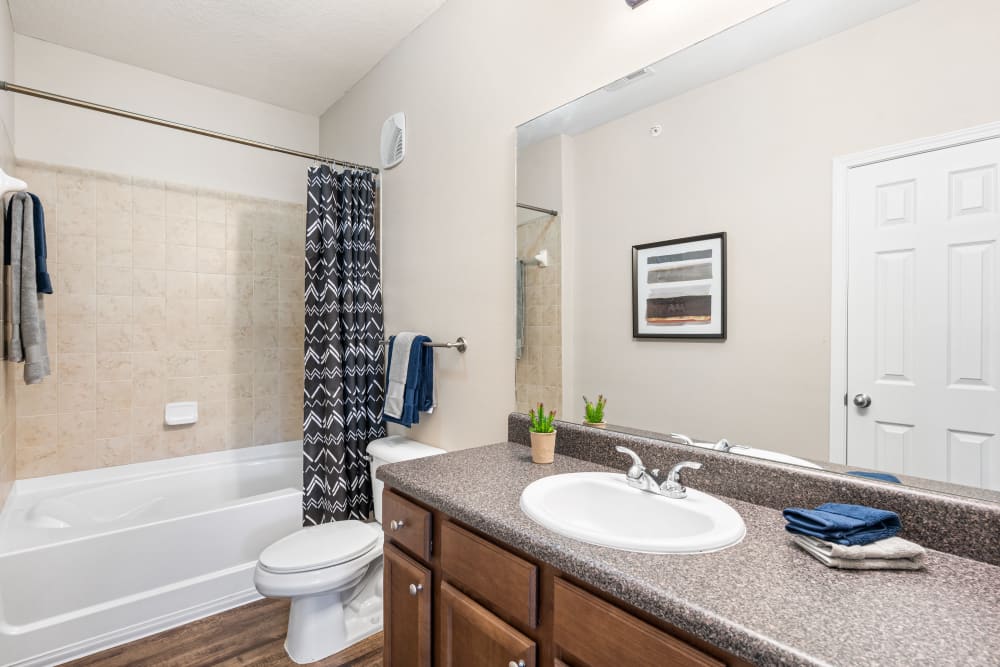 Villas at Houston Levee East Apartments offers a Beautiful Bathroom in Cordova, Tennessee
