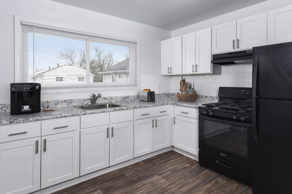 Newly Renovated Kitchens at Pointe at River City in Richmond, Virginia
