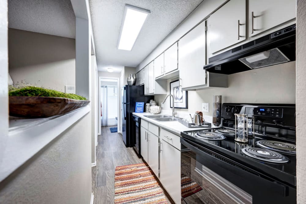 Kitchen at Ten 30 and 49 Apartments in Broomfield, Colorado