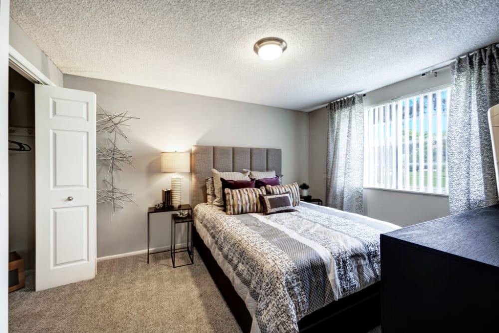 Cozy Bedroom at Ten 30 and 49 Apartments in Broomfield, Colorado
