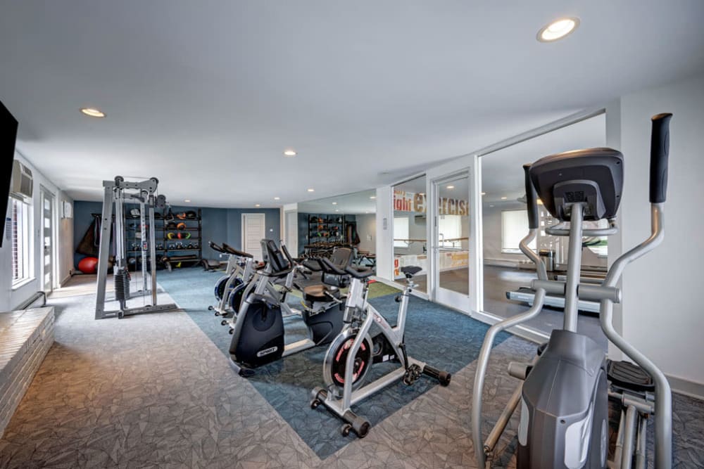 Gym at Ten 30 and 49 Apartments in Broomfield, Colorado