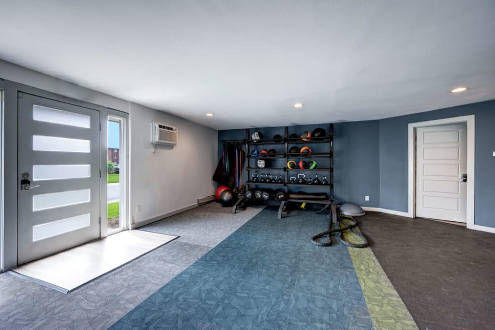 Activity room at Ten 30 and 49 Apartments in Broomfield, Colorado