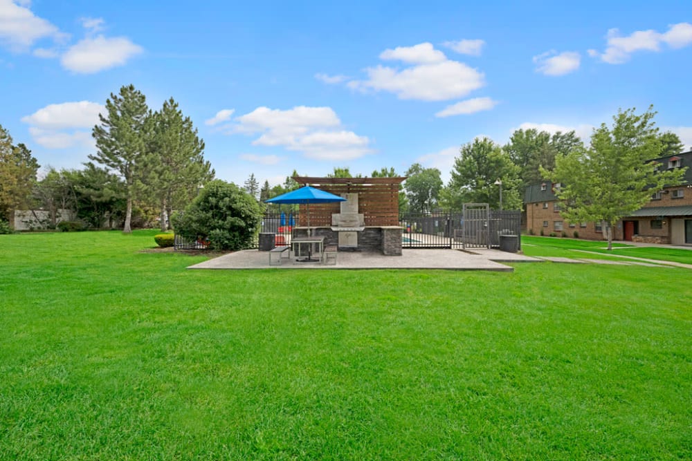 Backyard at Ten 30 and 49 Apartments in Broomfield, Colorado