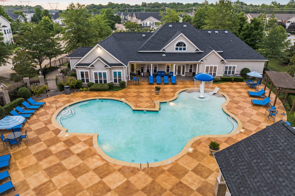 Swimming Pool at Villas at Houston Levee West Apartments in Cordova, Tennessee