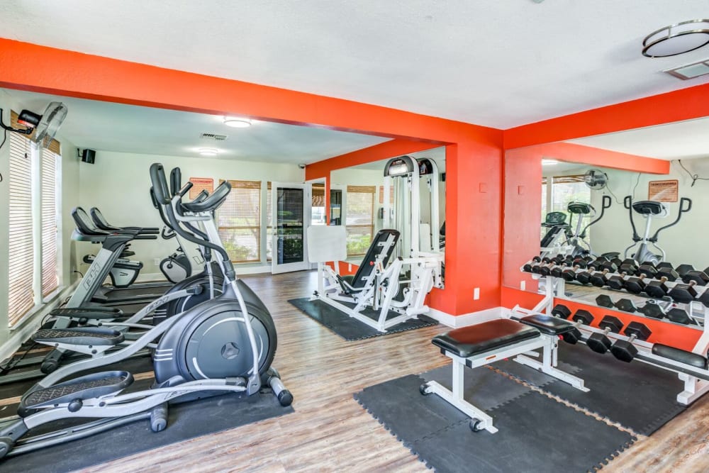 Community fitness center at Stone Creek in Tampa, Florida