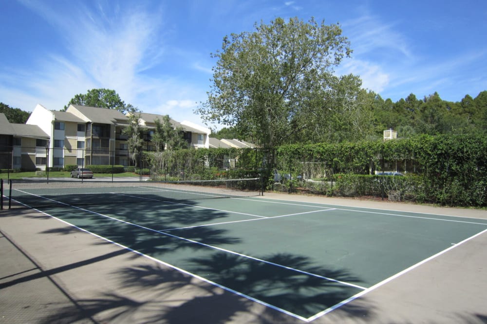Community tennis courts at Stone Creek in Tampa, Florida