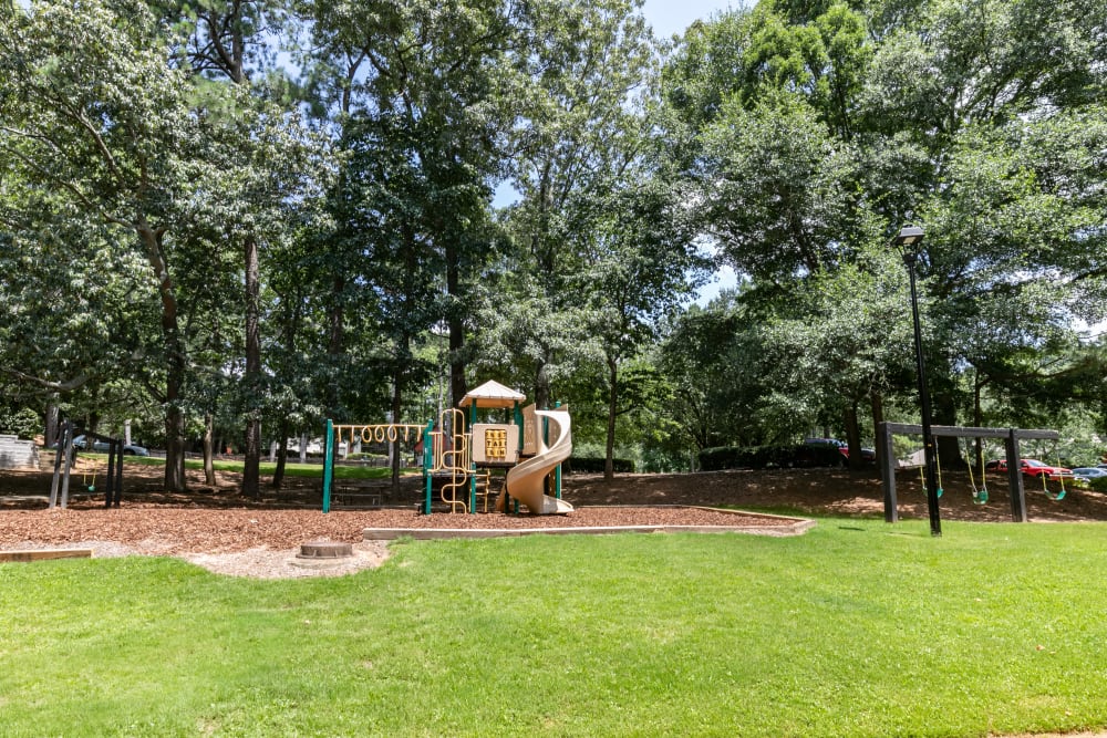 View of our grounds and playground at The Belaire in Marietta, Georgia