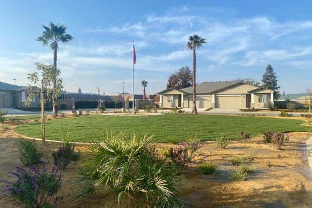 Landscaping at Wisdom Place in Modesto, California