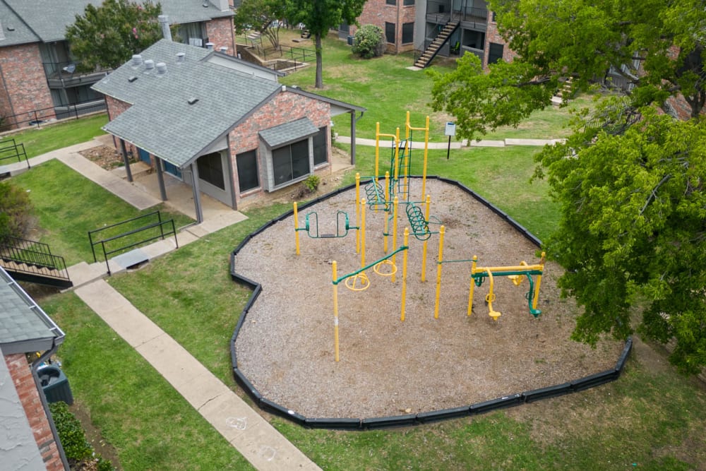 Outdoor playground at The Carling on Frankford in Carrollton, Texas