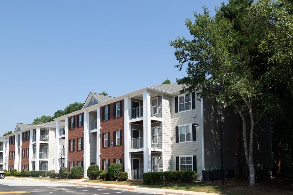 Exterior view of the Apartments at Magnolia Heights in Covington, Georgia