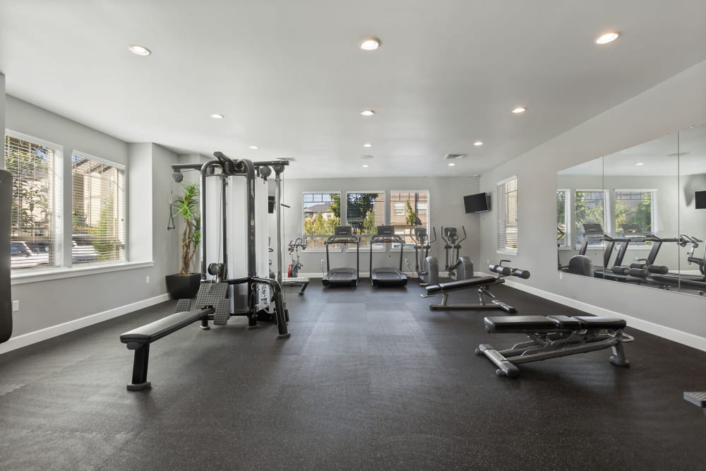 gym at The Fairway Apartments in Salem, Oregon