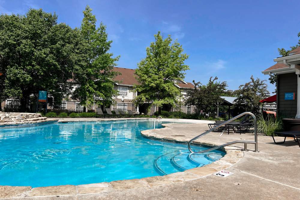 Community pool at The Quarters at Lawrence in Lawrence, Kansas