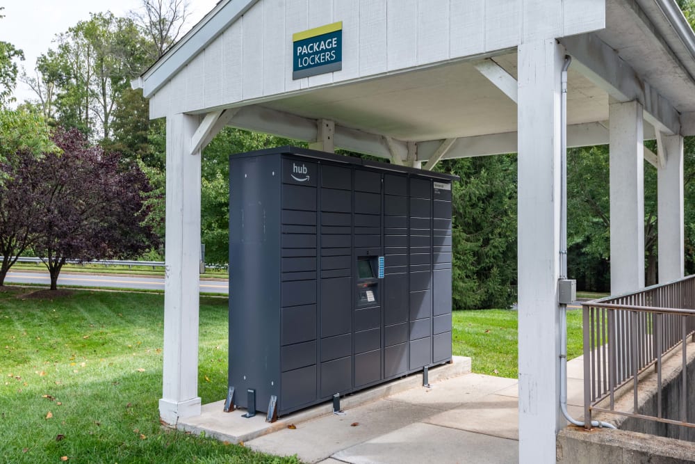 Package and parcel hub at Park at Winterset Apartments in Owings Mills, Maryland
