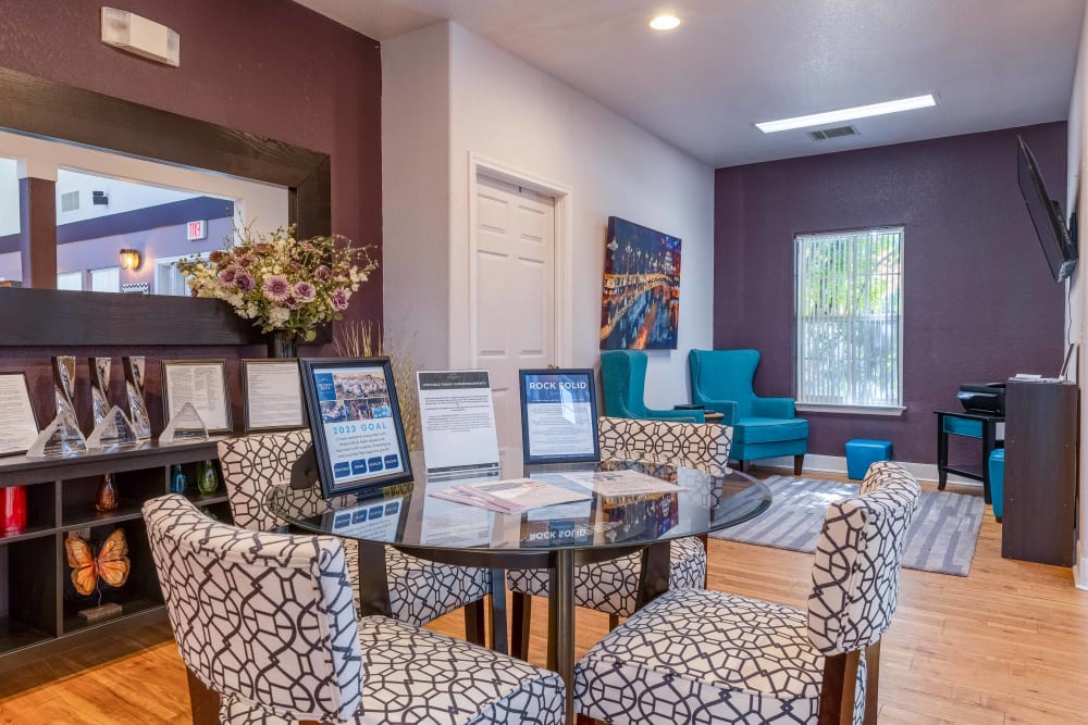 Leasing office interior at Country Ranch Apartments in Fort Collins, Colorado