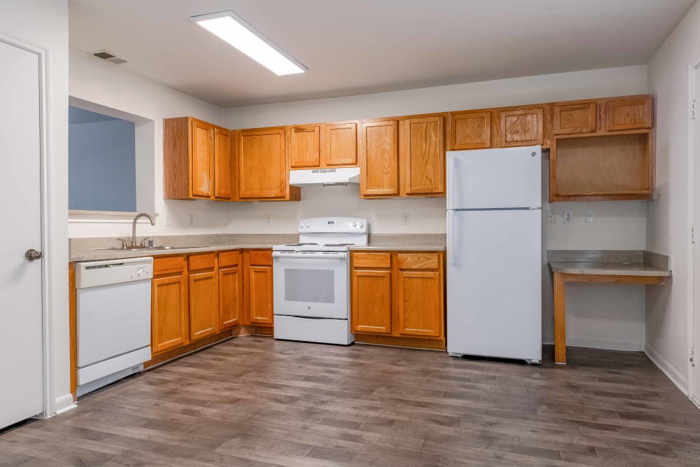 Our Beautiful Apartments in Fort Collins, Colorado showcase a Kitchen