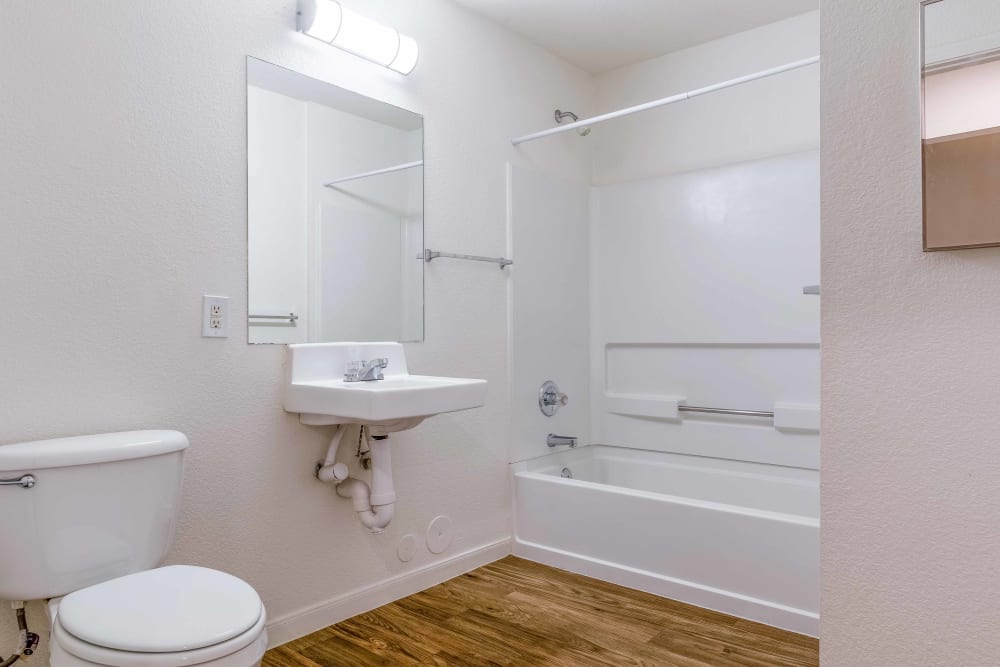 Bathroom at Apartments in Fort Collins, Colorado